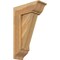 Ekena Millwork Traditional Traditional Rough Sawn Bracket w/ Offset Brace, Western Red Cedar, 8"W x 20"D x 32"H BKT0806X20X32TRA01RWR - alternate 1